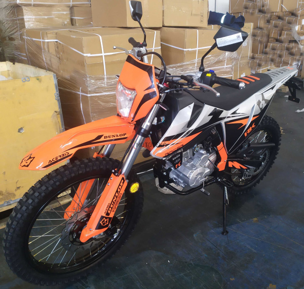 Мотоцикл кроссовый / эндуро Racer (Рейсер) RC250GY - C2K K2 зелёный с ПТС | Мототека